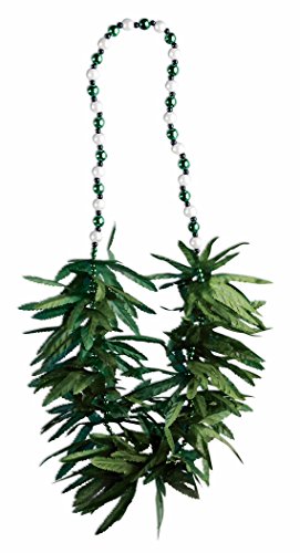 Preisvergleich Produktbild Green Leaf Beads Costume Necklace One Size