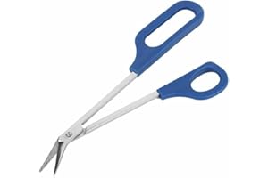 WALGREEN Luebel® Long Handle Toenail Scissor Clippers, Thick Nails Easy Reach Toenail Scissors Easy Ergonomic Elderly Cuticle for Women and Men (Blue)