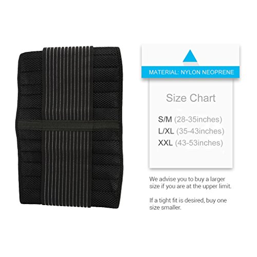 OUTAD Rückenbandage | Rückenstütze für Herren und Damen, Rückenstützgürtel| Bauchweggürtel, Stützgürtel Rücken, Rückengurt, Bauch Bandage, Fitnessgürtel gegen Rückenschmerzen - 4