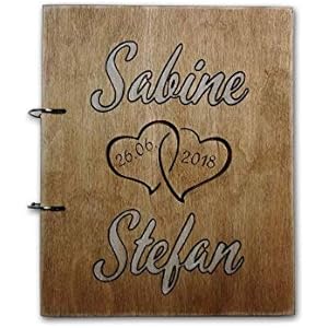 Gästebuch mit Fragen zur Hochzei