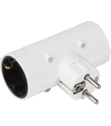 Enchufe Doble, Alargador Con 2 Enchufes Schuko 16 A/250 V/máx. 3680 W Adaptador De Enchufe 2 En 1 Distribucion De 2 Vias Enchufe Doble Ip44 98529652 Enchufe Doble, Alargador Con 2 Enchufes Schuko 16 A/250 V/máx. 3680 W Adaptador De Enchufe 2 En 1 Distribucion De 2 Vias Enchufe Doble Ip44 98529652