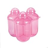 Difrax Baby Formula 3 Compartments Storage Container (Pink)