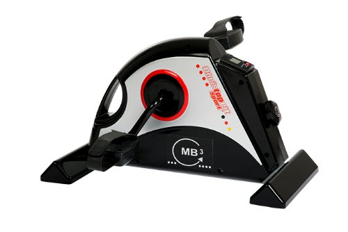 Christopeit Heimtrainer Mini Bike MB 3, schwarz/silber, 50 x 42 x 31 cm, 1340 - 2