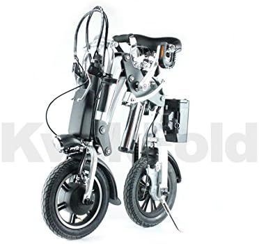 Kwikfold Pro 12" Wheels Aluminium Electric Folding Bicycle Black