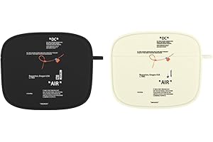 NURKORKI [2 Pezzi] Moda Cover per AirPods 3a Generazione, TPU Silicone Custodia con Ins Off Sports Shoes Modello Aesthetic Antiurto Protettiva Cover Compatibile con AirPods 3rd