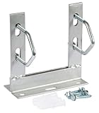 'V' contiene 1 x soporte de fijación, 4 x Tuercas, 2 x Tornillos, 4 x Tornillos de fijación y 4 x para la pared.