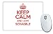 Produktbild Rot Keep Calm und Love Scrabble Mauspad TXT 1008