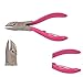 Professional Toe Nail Clipper Cutter Nippers Thick Nail Pink Gripped Handle