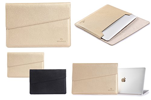 Urcover 13,3 Zoll Mac-Book Air / Pro Retina 12,9 Zoll iPad Pro Tasche Sleeve Hülle Gold Ultra Slim Schutzhülle für 13,3“ Tablet Laptop Notebook Ultrabook - 2