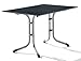 Produktbild Sieger 1160-50 Boulevard-Klapptisch mit Puroplan-Platte 120 x 80 cm, Stahlrohrgestell graphit, Tischplatte Schieferdekor anthrazit