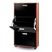 Produktbild Generic o-1-o-6011-o und DRA Holz Effekt Effekt Schuh Organizer Niser W RD Schuhschrank Schuh Ständer Schublade schwarz ET Rack Rack Schrank NV 1001006011-nhuk17 _ 2448