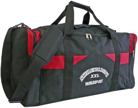 amaro Sport Bag - approx. 58.0 x 26.0 x 32.0 cm, Black-Red
