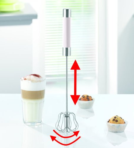 Maxx Cuisine Easy Quirl weiß Handmixer Rührquirl Edelstahl Schneebesen Neu - 5