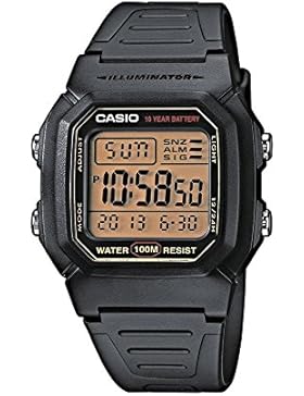 Casio Collection Herrenuhr Multialarm Digitaluhr schwarz W-800HG-9AVES