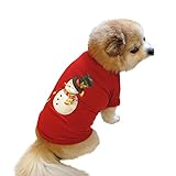 Ears Christmas Ornaments Puppy Kostüm Weihnachten Hundebekleidung Polyester T Shirt Puppy Kostüm