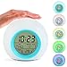 Produktbild Alartuhr Wake-Up Light Colorful Perpetual Kalender Sphärical Night Light Digital Temperature Display and Natural Sound geeignet für Kinder Erwachsene und Studenten Etc