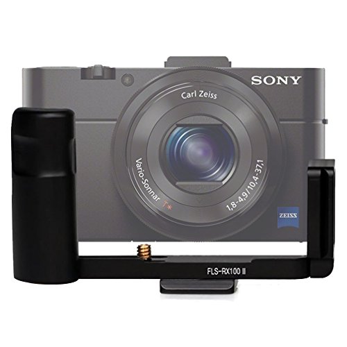 First2savvv LLX-RX100II-01 Profi Aluminium L-förmigen Digitalkameras vertikalen Schnellwechselplatte für Sony DSC RX100M3. RX100 M2 . RX100III. RX100II.RX100