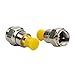 Produktbild (Packung mit 2) HF Koaxial KoaxialAdapter SMA Buchse auf F Stecker mit Pin Anschluss für LCD TV UKW Antenne Wi-Fi Radios Externe Antenne Koaxialkabel