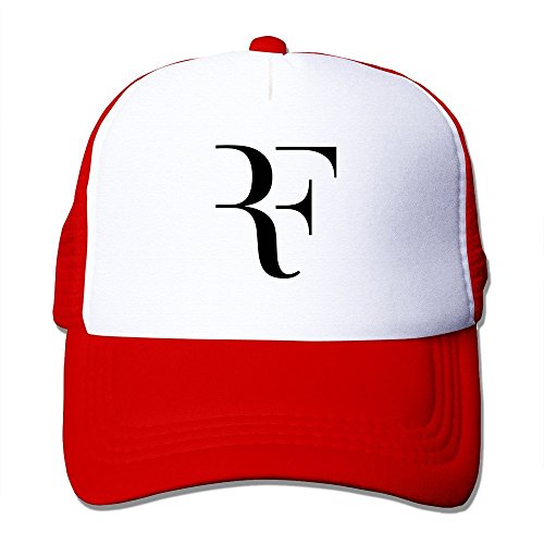 red federer hat