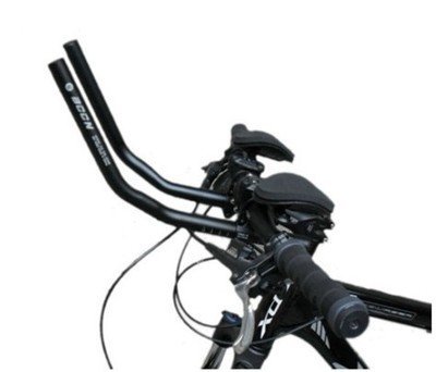 t-6061 Legierung Triathlon Aerodynamische Position Bike Lenker für Road Mountain Bike Race Fahrrad MTB Farbe schwarz - 4