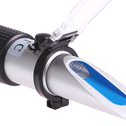 LemonBest® ATC 0% -10% Automatische Temperaturkompensation Salzgehalt Refraktometer Salzwasser-Aquarium - 4