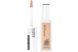 Maybelline New York Correttore Liquido SuperStay 30H Active Wear, Finish Matte e Naturale ad Alta Coprenza, Corregge le Imperfezioni Senza Seccare, 20 Sand, 10 ml