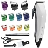 Remington Haarschneidemaschine Colour Cut (netzbetriebener Haarschneider, selbstschärfende Edelstahlklingen, inkl. 16 teilige