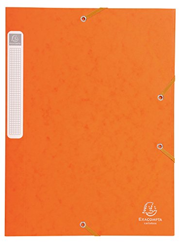 Exacompta 18517H - Carpeta de proyecto con goma  color naranja