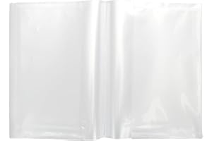 HUSALSEA 10 Pezzi Copertine per Libri A4, Copertura per Libro Scolastico A4 Trasparente e Robusta, Copertura Protettiva per Libri, Copertine di Libri Spesse per Libri Scolastici e Quaderni