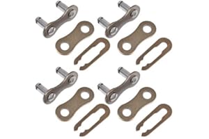 Fgnuay Chaîne de vélo à Vitesse Unique/maillons manquants de la chaîne de vélo, 4 Paires