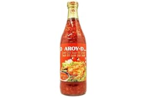 YIJIA | Aroy-D Salsa Chili Dulce para Rollitos y Carnes 720ml - Un auténtico indispensable de la cocina tailandesa