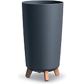 Gracia Ayaklı Plastik Saksı Antrasit