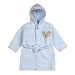 Steiff Unisex Baby 0002907 Bademantel Long Sleeve Bathrobe, Blue (steiff Baby Blue), 12-18 Months (Manufacturer size: 86/92)