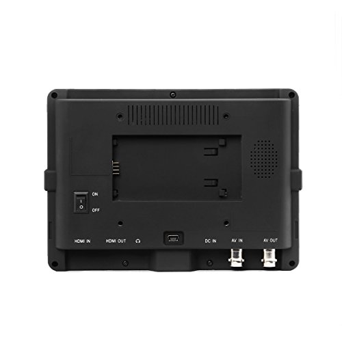 Bestview S7 7 Zoll 1920*1200 Unterstützen 4K Signal 4096X2160P@24Hz DSLR Vdieo Kamera HDMI Feldmonitor mit HDMI Input Output mit Akku, HDMI Kabel und Pergear Reinigungs Set für Canon Nikon Sony DSLR Kameras und Comcorder - 3