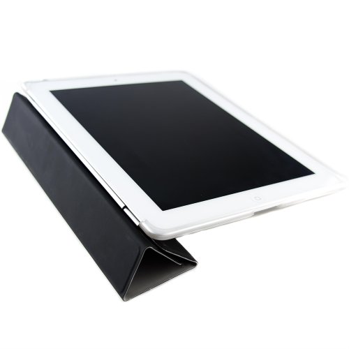 kwmobile Hülle für Apple iPad 2 / 3 / 4 – Smartcover Kompatibles Backcover Case Tablet Schutzhülle TPU Silikon – Tabletcase Cover Weiß - 5