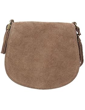 ImiLoa Ledertasche klein schwarz braun blau grau Lederhandtasche Umhängetasche echt Leder Tasche Wildleder Handtasche