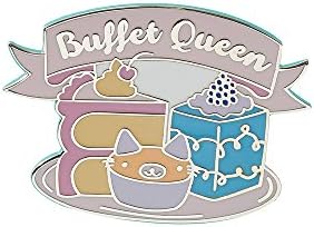 Punky Pins Buffet Queen Enamel Pin Badge - One Size