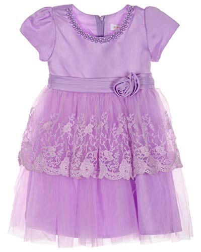 Si Rosa By Hopscotch Purple Trendy Party Dress Desertcart Tunisia