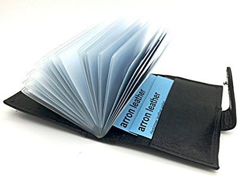 LEATHER WALLET CREDIT CARD HOLDER CASE BY ARRON LEATHER