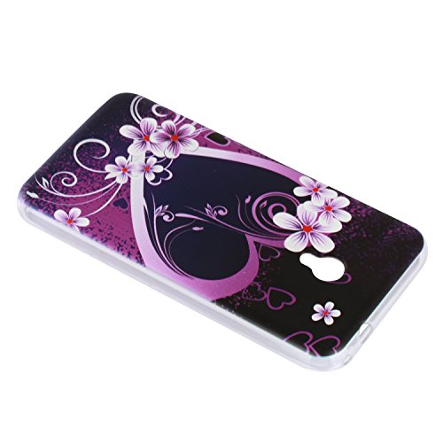 Lusee   Funda de silicona para Vodafone Smart Turbo 7 VFD500 Suave Cascara TPU coraz  n