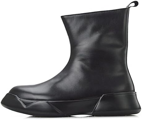 MSM4 Business Men's Leather Martins Classic Mature Character Black Leather Shoes,Black-UK5~5.5(38EUR)