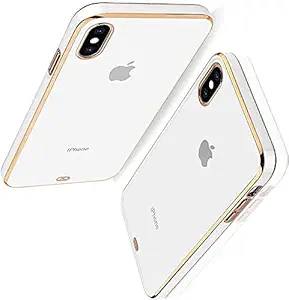 Palnek Premium for iPhone X/Xs Case with Camera Protection,Slim Thin Silicone