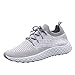 Produktbild REALIKE Herren Sneaker Laufschuhe Weiß, schwarz, Blau Sports Atmungsaktiv Leicht Sportlich Gym Turnschuhe Leichtgewicht Trainer Outdoor Shoes Straßenlaufschuhe Running Fitness Schuhe EU 39-44