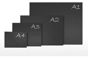 ARTHONOR Chalkboard Blackboard for USE with Liquid Chalk PENS and Traditional Chalk Various Sizes (A1). Code - NH