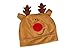 Produktbild Clever Creations - Niedliche Rentiermütze - Weihnachtsmütze für Kinder & Erwachsene - Braun - Einheitsgröße