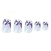 2 sets butterfly False Fake Nail Art Fingernail Full Tips purple