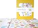 Luxury 100% Bamboo Baby Swaddle Blankets - Super Silky Soft - Extra Large Muslin Squares 120cm*120cm - 3 Unisex Swaddle Designs - Perfect Gift for Mothers & Babies