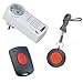 Produktbild Pflegeruf-Set / Hausnotruf / Senioren-Hausalarm / Senioren-Sicherheitspaket 2 - (mit Funk-Halsbandsender, Empfänger mit Quittierungsfunktion und Mikro-Handsender zum Abstellen des Empfängers aus der Entfernung