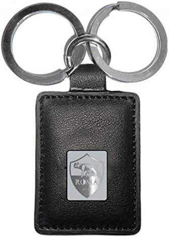 AS Roma 100% Leather Official Product Keyring