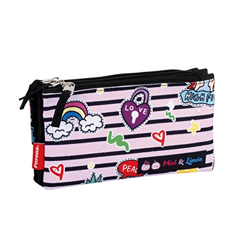 Preisvergleich Produktbild Miel & Limone Federmäppchen mit 3 Fächern